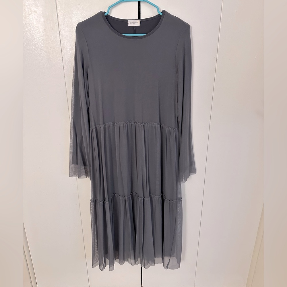 Mesh Midi Dress